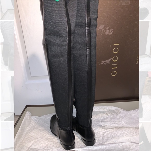 GUCCI OVER THE KNEE BOOTS - Picture 7 of 9